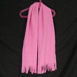 Girl's Pink Fleece Scarf